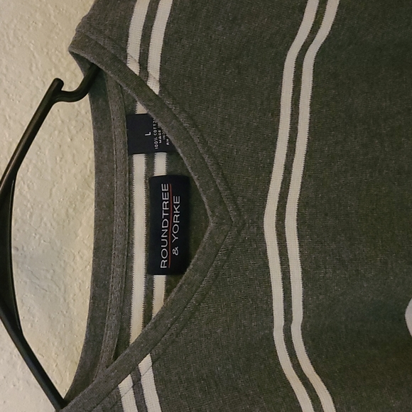 Striped V-neck Sweater - Picture 2 of 2